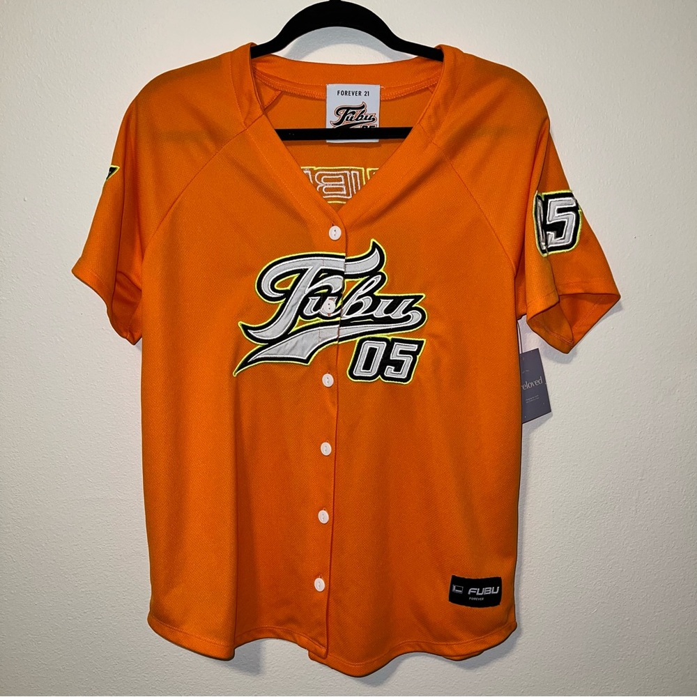 Fubu Forever 21 Baseball Jersey - Women’s Size Small